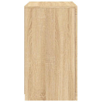 Armadietto con Luci LED Rovere Sonoma in Legno Multistrato 836634