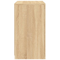 Armadietti con Luci LED 2pz Rovere Sonoma in Legno Multistrato 836635