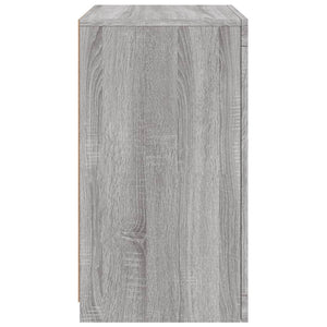 Armadietto con Luci LED Grigio Sonoma in Legno Multistrato 836640