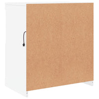 Credenza cassettiera cassettiera mobile contenitore organizer cucina soggiorno soggiorno con luci a LED 60 x 37 x 67 cm bianco 02_0029857