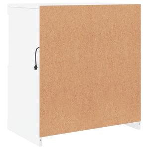 Credenza cassettiera cassettiera mobile contenitore organizer cucina soggiorno soggiorno con luci a LED 60 x 37 x 67 cm bianco 02_0029857