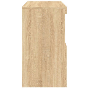 Credenza con Luci LED Rovere Sonoma 60x37x67 cm 836653