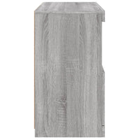 Credenza con Luci LED Grigio Sonoma 60x37x67 cm 836656