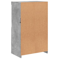Credenza con Luci LED Grigio Cemento 60,5x37x100 cm 836668