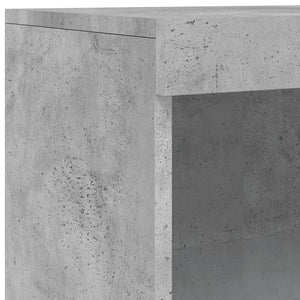 Credenza con Luci LED Grigio Cemento 60,5x37x100 cm 836668