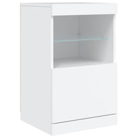 Credenza con Luci LED Bianca 41x37x67 cm 836679