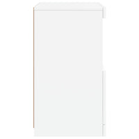 Credenza con Luci LED Bianca 41x37x67 cm 836679