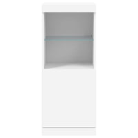 Credenza con Luci LED Bianca 41x37x100 cm 836686