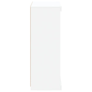 Credenza con Luci LED Bianca 60,5x37x100 cm 836707