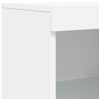 Credenza con Luci LED Bianca 41x37x100 cm 836728