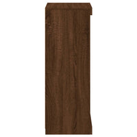 Credenza con Luci LED Rovere Marrone 41x37x100 cm 836734