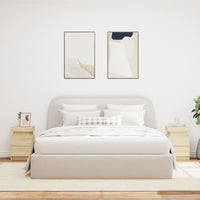 Comodini con Luci LED 2pz Rovere Sonoma 35x39x55 cm 836754