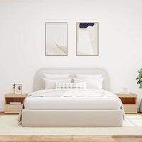 Comodini con Luci LED 2pz-Set di 2 Tavolino da notte Rovere Sonoma 50x40x45 cm