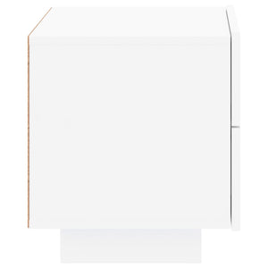 Comodino con Luci LED Bianco 70x36x40,5 cm 836777