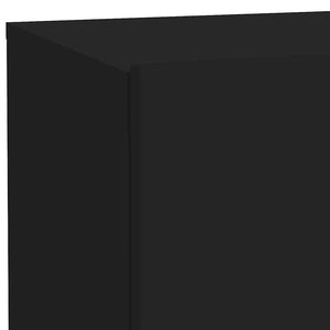 Comodino con Luci LED Nero 70x36x40,5 cm 836778