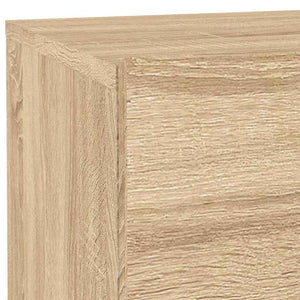 Comodino con Luci LED Rovere Sonoma 70x36x40,5 cm 836779