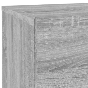 Comodino con Luci LED Grigio Sonoma 70x36x40,5 cm 836782