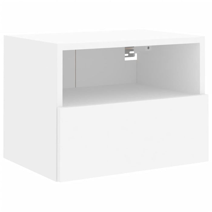 Mobile TV a Parete Bianco 40x30x30 cm in Legno Multistrato 836840