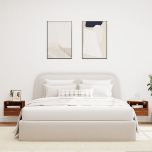 Mobili TV Muro 2 pz Rovere Marrone 40x30x30cm Legno Multistratocod mxl 86110