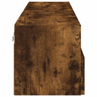 Mobili TV a Muro 2 pz Rovere Fumo 60x30x30 cm Legno Multistrato 836863