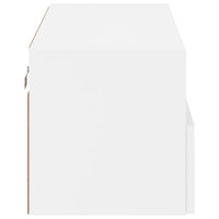 Mobile TV a Parete Bianco 80x30x30 cm in Legno Multistrato 836868