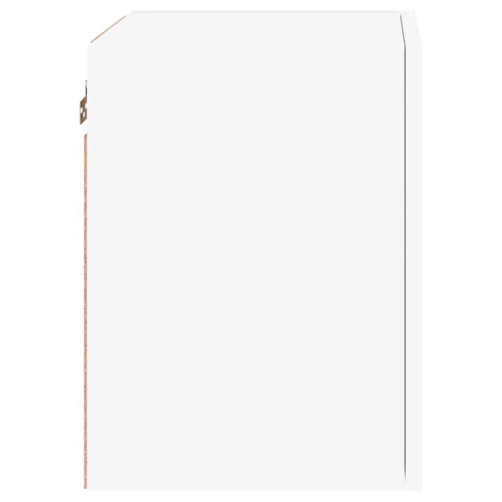 Mobile TV a Parete-Mobile TV a Muro Bianco 40,5x30x40 cm in Legno Multistrato