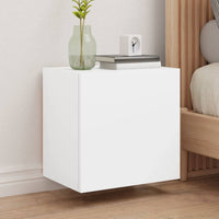 Mobili TV a Parete 2pz Bianchi 40,5x30x40 cm Legno Multistratocod mxl 134083