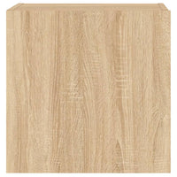 Mobili TV Muro 2pz Rovere Sonoma 40,5x30x40cm Legno Multistrato 836901