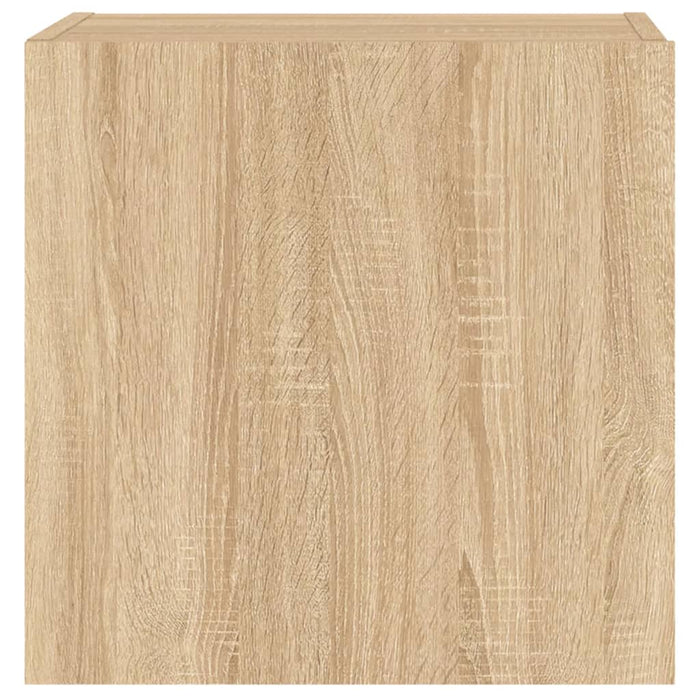Mobili TV Muro 2pz Rovere Sonoma 40,5x30x40cm Legno Multistrato 836901