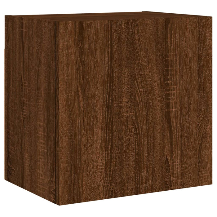 Mobile TV Parete Rovere Marrone 40,5x30x40 cm Legno Multistrato 836908