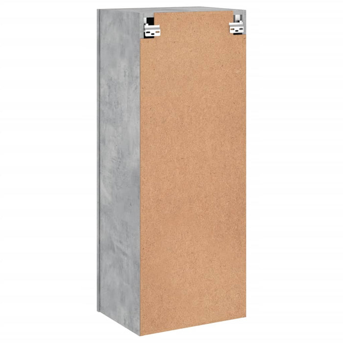 Mobile TV multimediale mensola TV credenza TV montaggio a parete adatto per sala da pranzo soggiorno camera da letto 405 x 30 x 102 cm legno ingegnerizzato grigio 02_0027778