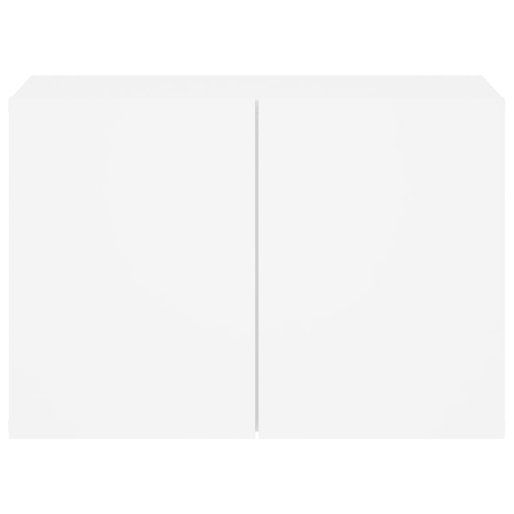 Mobile TV a Parete-Mobile TV a Muro Bianco 60x30x41 cm