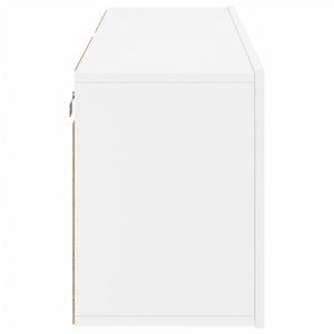 Mobili TV a Parete 2pz Bianchi 60x30x41 cm