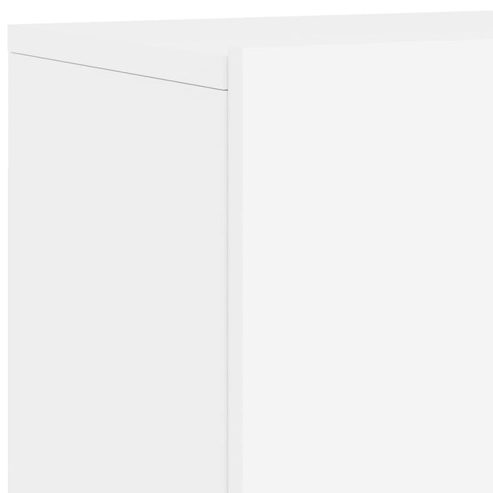 Mobili TV a Parete 2pz Bianchi 60x30x41 cm