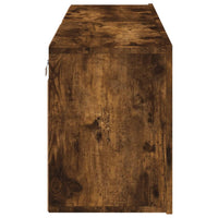 Mobili TV a Parete 2pz-Set di 2 Credenza per TV sospesa Rovere Fumo 60x30x41 cm