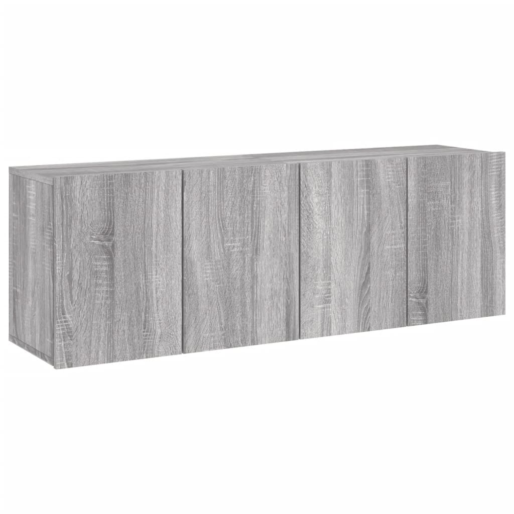 Mobili TV a Parete 2pz Grigio Sonoma 60x30x41 cm 836949