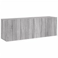 Mobili TV a Parete 2pz Grigio Sonoma 60x30x41 cm 836949
