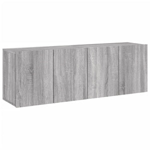 Mobili TV a Parete 2pz Grigio Sonoma 60x30x41 cm 836949