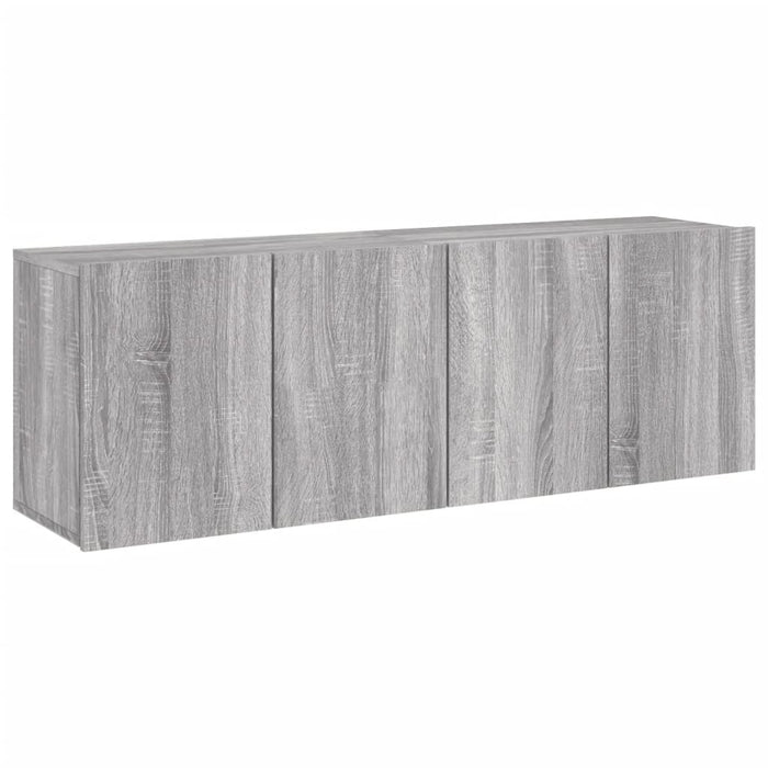 Mobili TV a Parete 2pz Grigio Sonoma 60x30x41 cm 836949