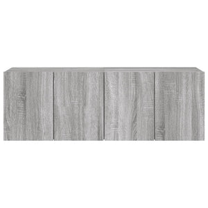 Mobili TV a Parete 2pz Grigio Sonoma 60x30x41 cm 836949