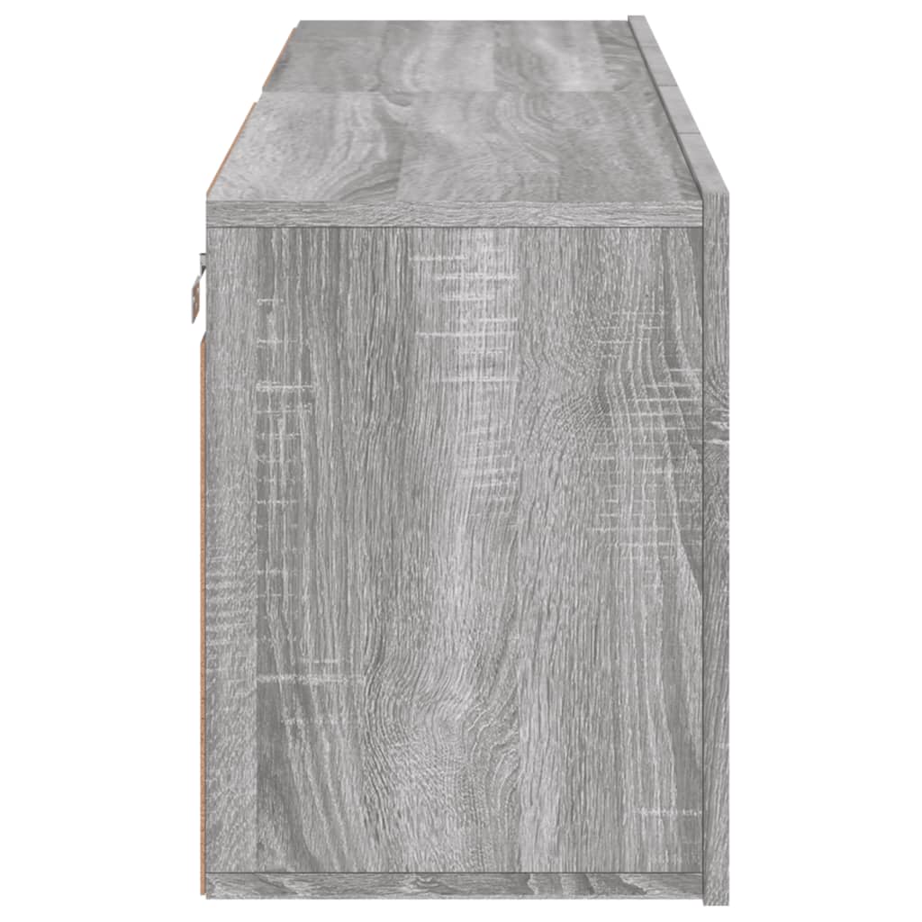 Mobili TV a Parete 2pz Grigio Sonoma 60x30x41 cm 836949