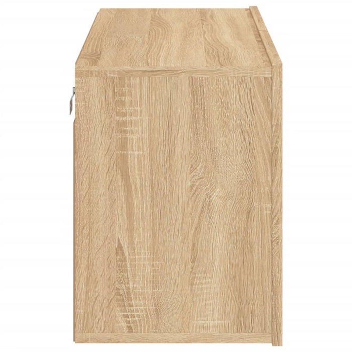 Mobile TV a Parete-Mobile TV a Muro Rovere Sonoma 80x30x41 cm