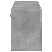 Mobile TV a Parete-Mobile TV a Muro Grigio Cemento 80x30x41 cm