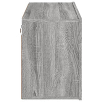 Mobile TV a Parete-Mobile TV a Muro Grigio Sonoma 80x30x41 cm