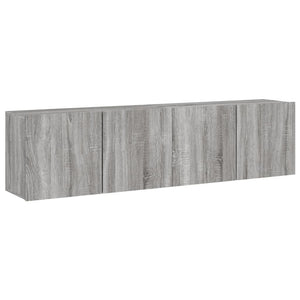 Mobili TV a Parete 2pz Grigio Sonoma 80x30x41 cmcod mxl 86103