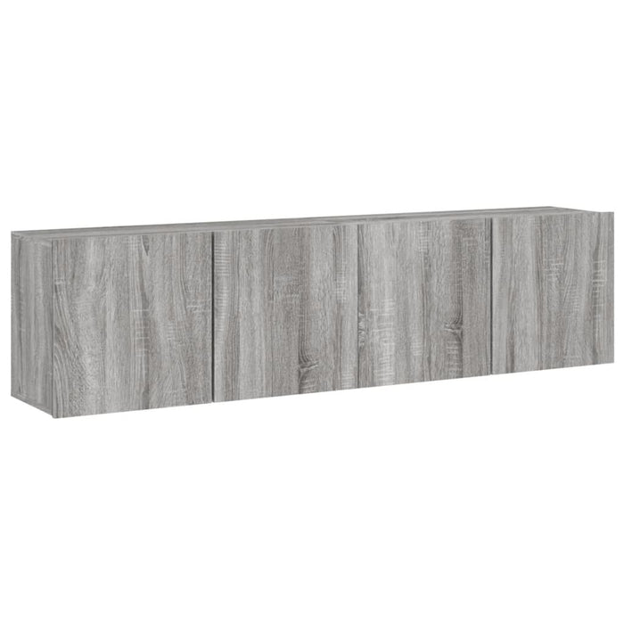 Mobili TV a Parete 2pz Grigio Sonoma 80x30x41 cmcod mxl 86103