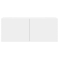 Mobile TV a Parete-Mobile TV a Muro Bianco 100x30x41 cm