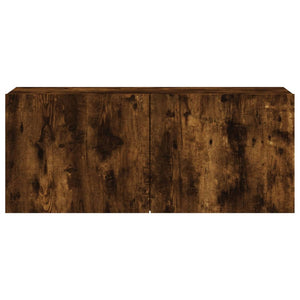 Mobile TV a Parete-Mobile TV a Muro Rovere Fumo 100x30x41 cm