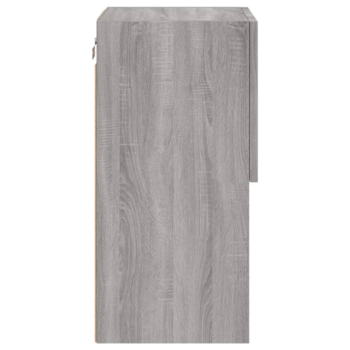 Mobile TV con Luci LED Grigio Sonoma 30,5x30x60 cm 836997