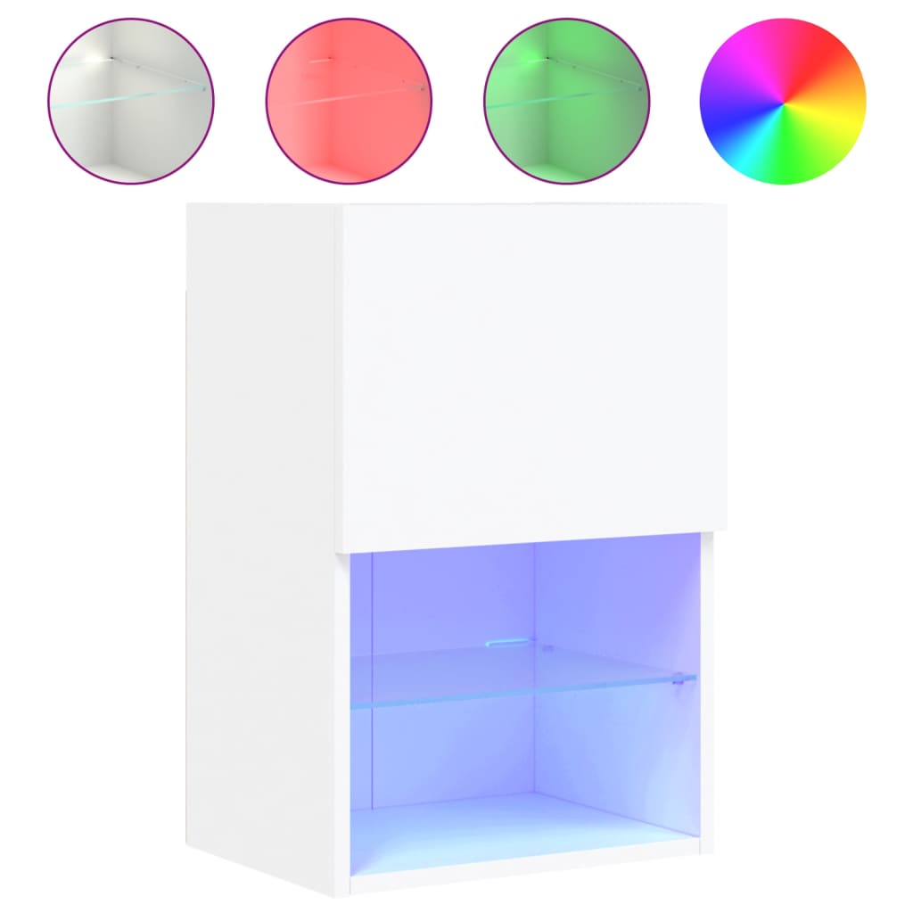 Mobile TV con Luci LED Bianco 40,5x30x60 cmcod mxl 86130